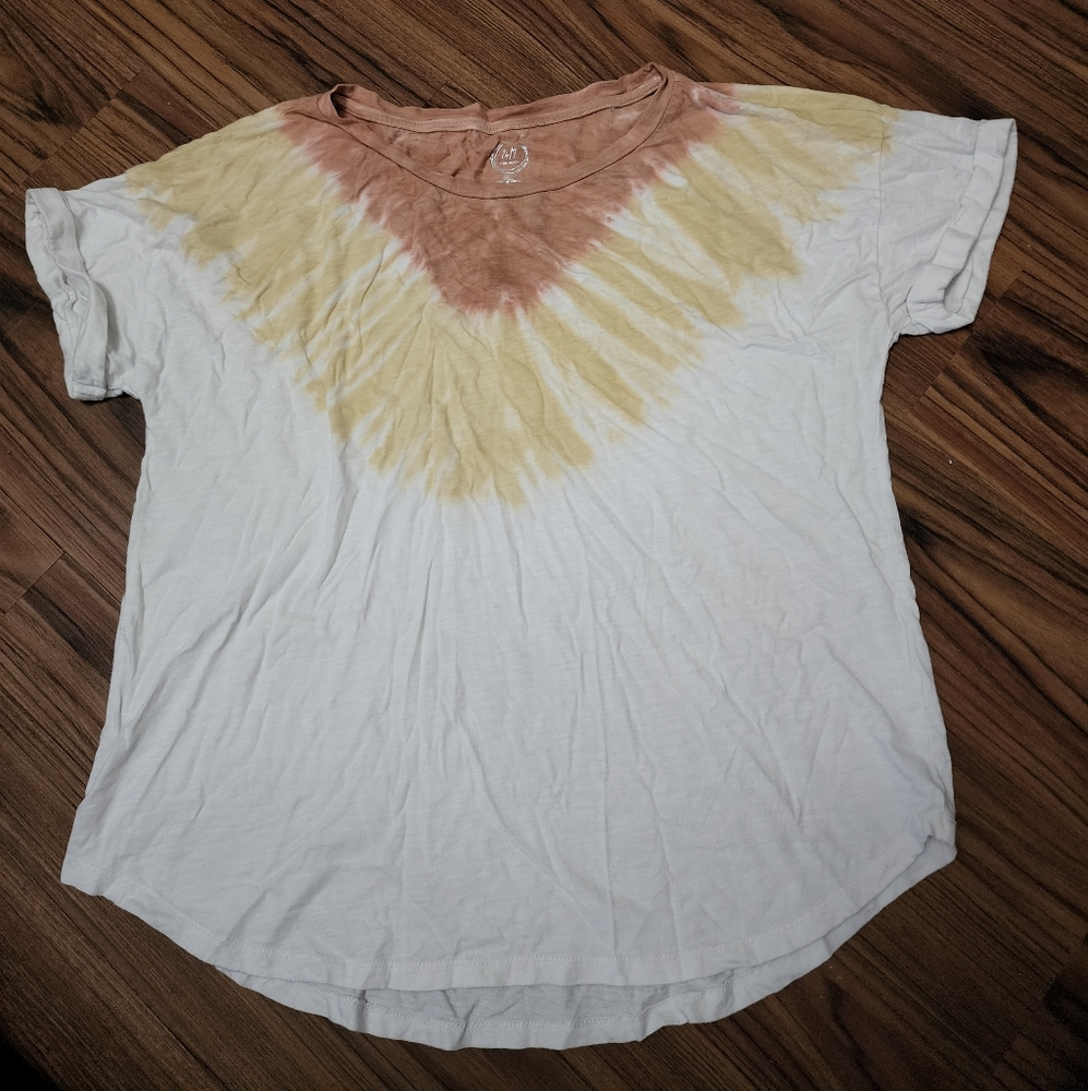 Maurice's 24/7 Tri-Color Tie-dye Style Top